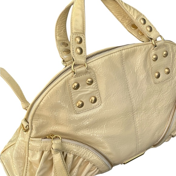 Women’s Isabella Fiore Patent Leather Hand Studded  Bag - Picture 4 of 7